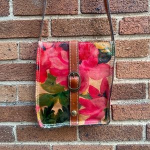 NWOT Patricia Nash springmult  leather Crossbody Bag style P28801